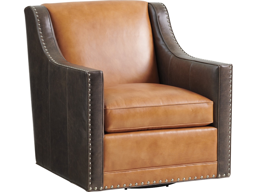 Hayward Leather Swivel Chair