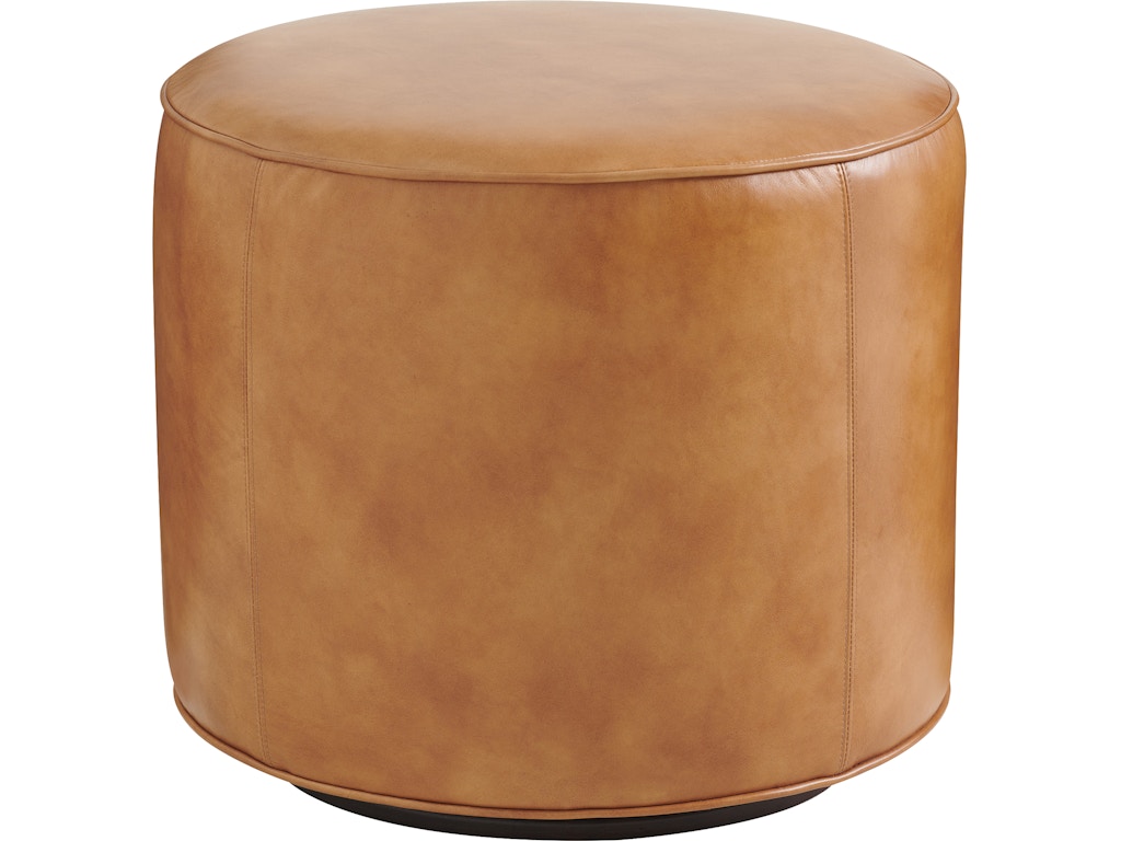 ll7941-44sw Waverly Leather Swivel Ottoman - Image 1