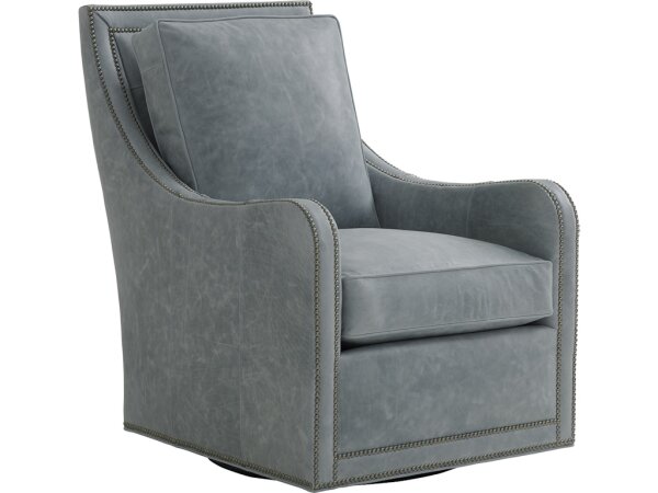 Tifton Leather Swivel Chair