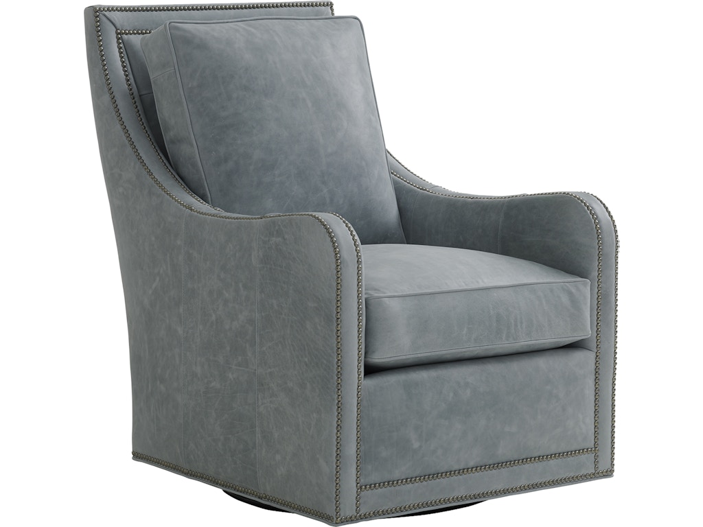 Tifton Leather Swivel Chair