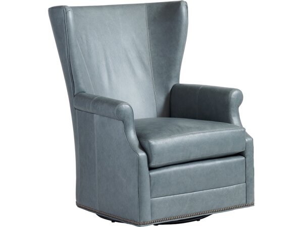Crosby Leather Swivel Chair