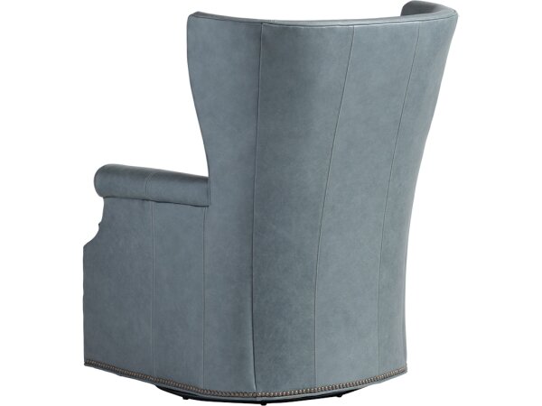 Crosby Leather Swivel Chair - Image 2