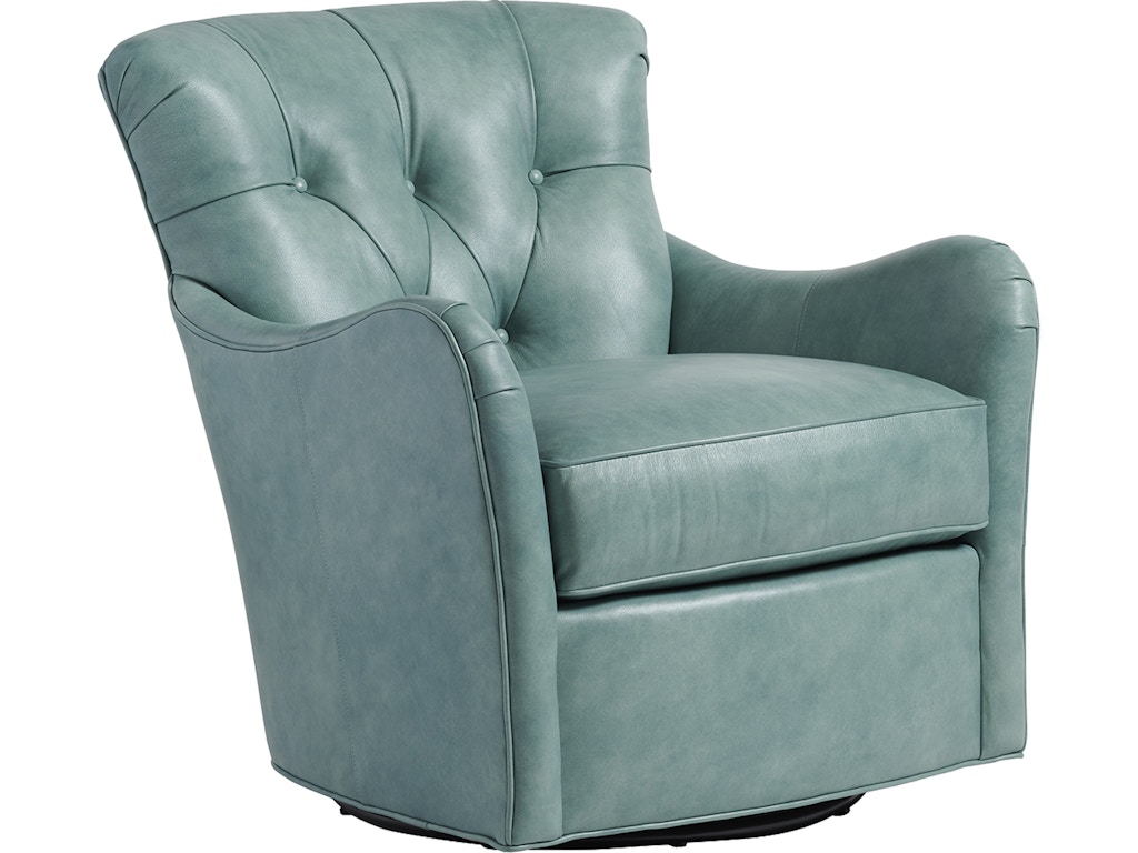 Eton Leather Swivel Chair