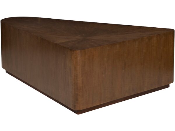 Grove - Anegre Triangle Shaped Cocktail Table - Image 2