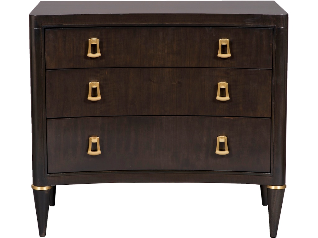 p658l-wd-ho Lillet Three Drawer Nightstand - Image 1