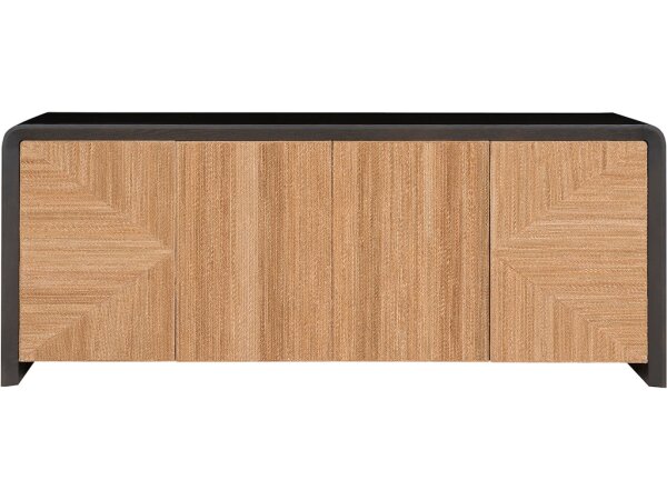 Form Buffet With Woven Doors