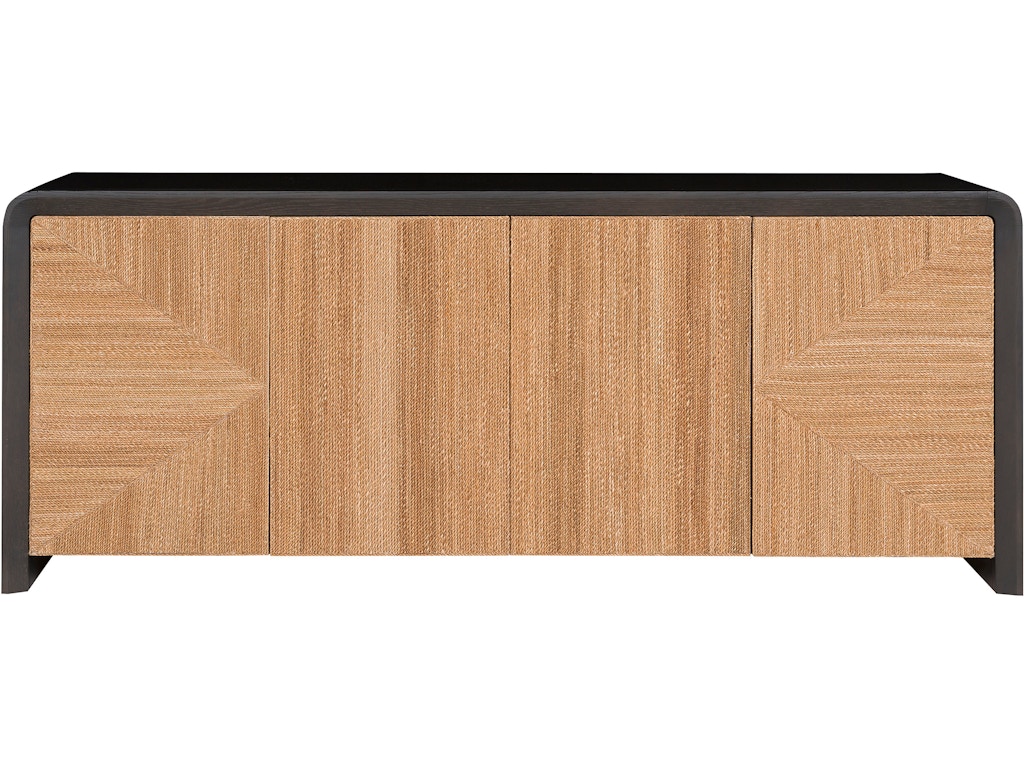 Form Buffet With Woven Doors