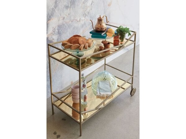 vector bar cart