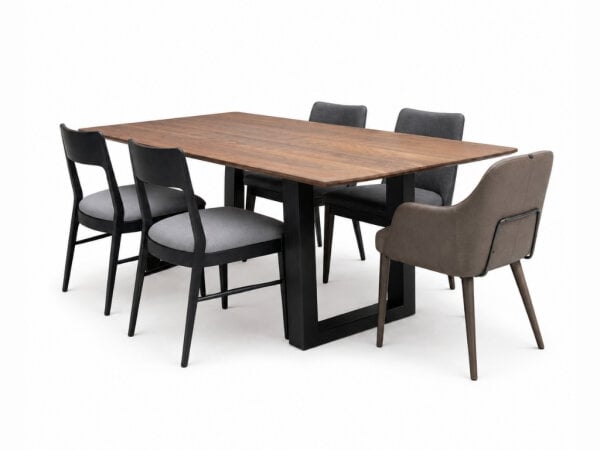 rectangular dining table & 4 chairs