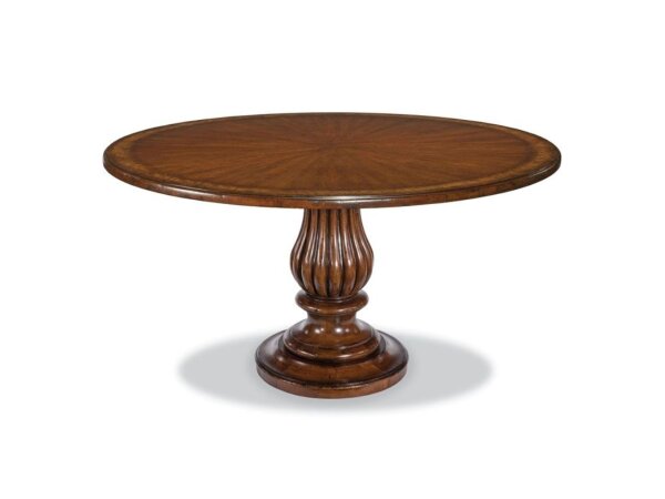 58 inches diameter top, hand planed