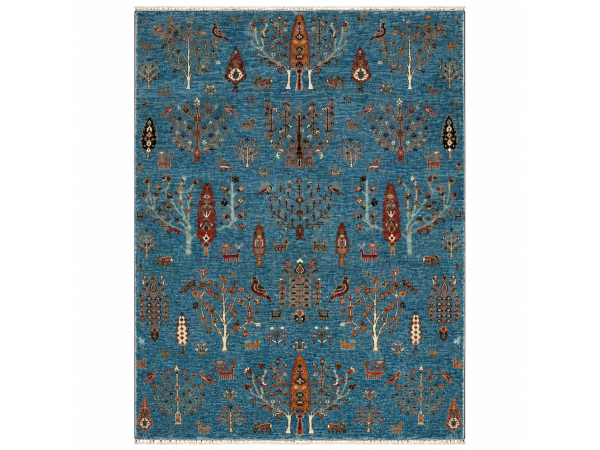 afghan tribal rug (5.6x8.3)