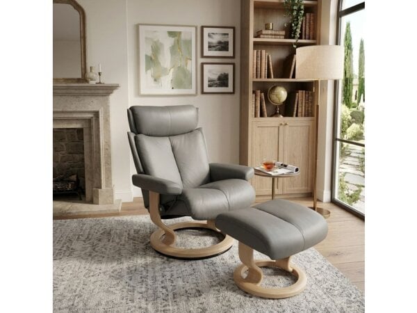 chair and ottoman