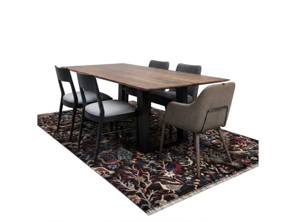 rectangular dining table & 4qty chairs