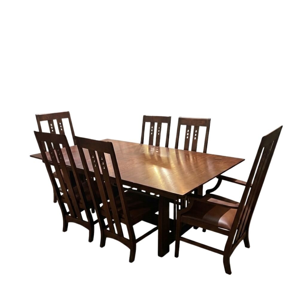 highlands extension dining table and chair set