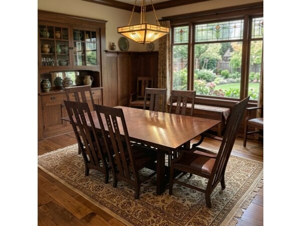 highlands extension dining table and chair set