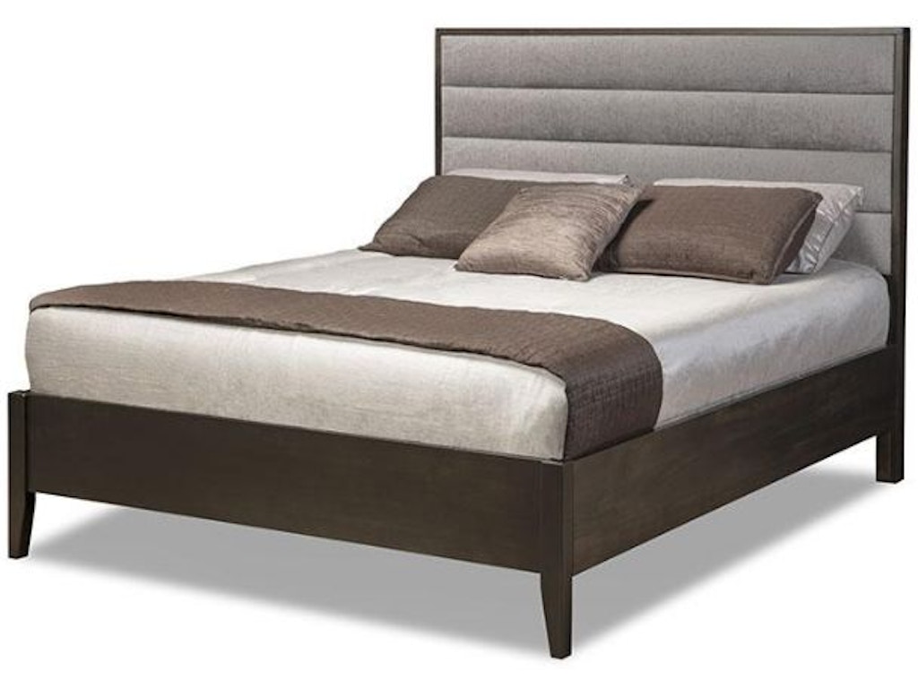 Belmont King Bed with Fabric Headboard & 17’’ Wraparound Footboard