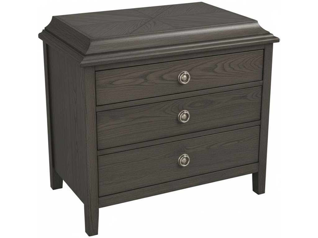Nightstand with 3 Drawers