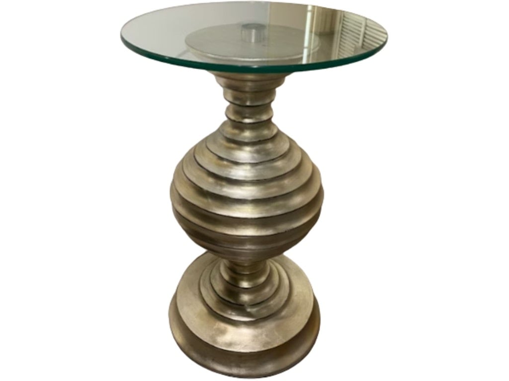 Side Table With Glass