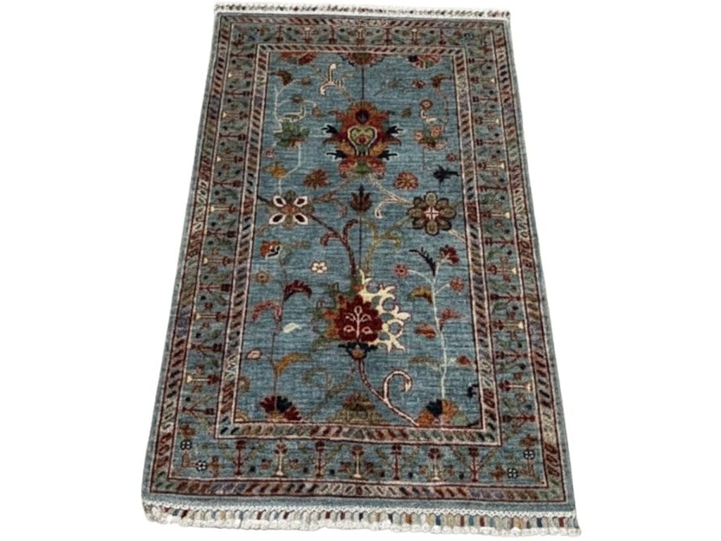 Afghan Tribal Rug- (2.6x4.3)