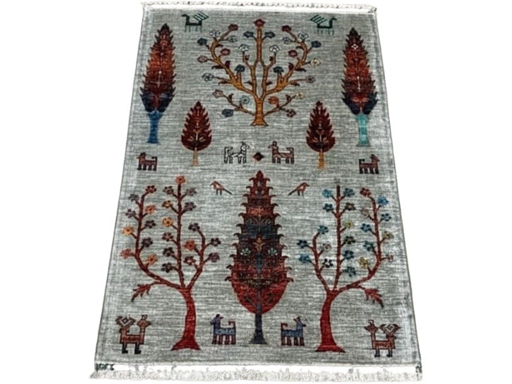 Afghan Tribal Rug- (2.9x4)