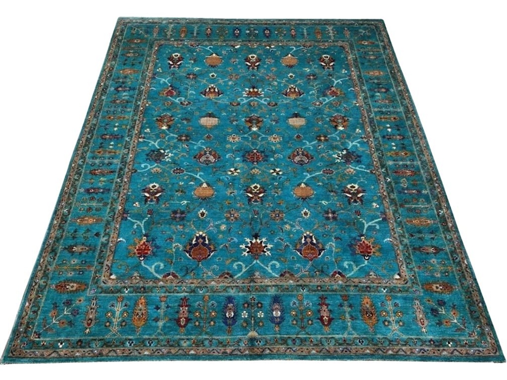 Afghan Tribal Area Rug- (9.3x11.3)