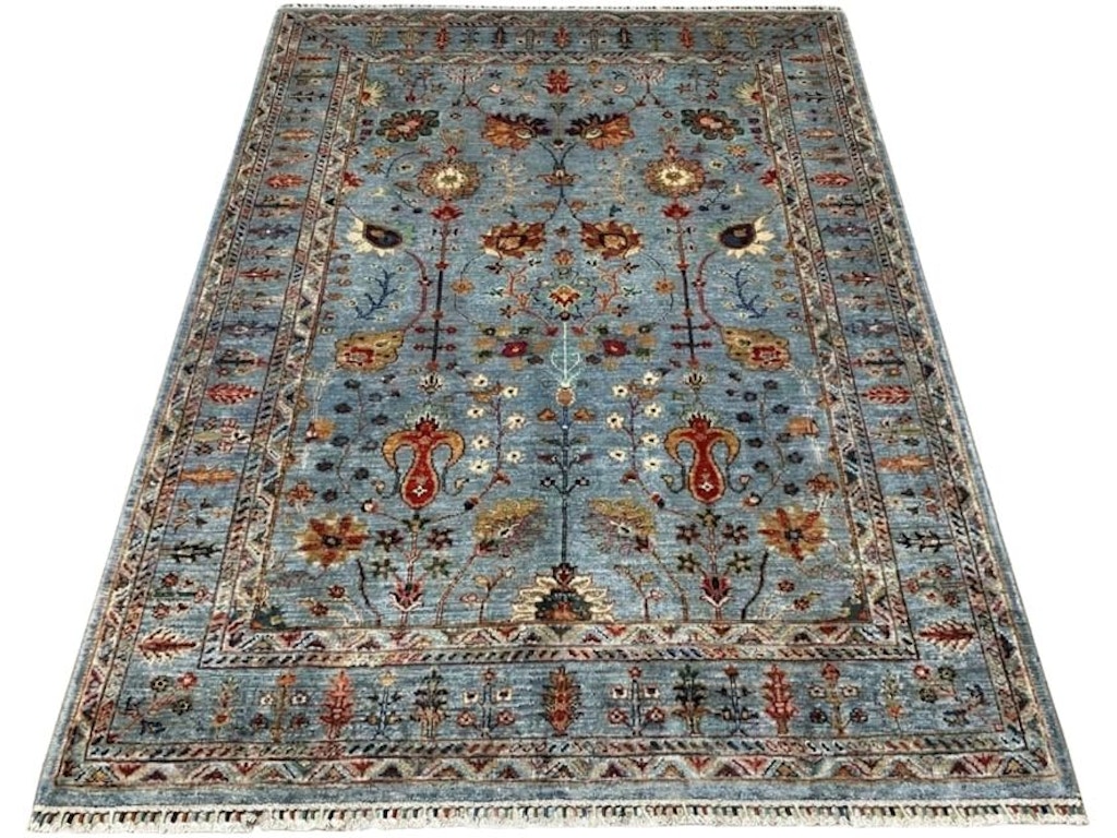 Afghan Tribal Rug-(6x8.6)