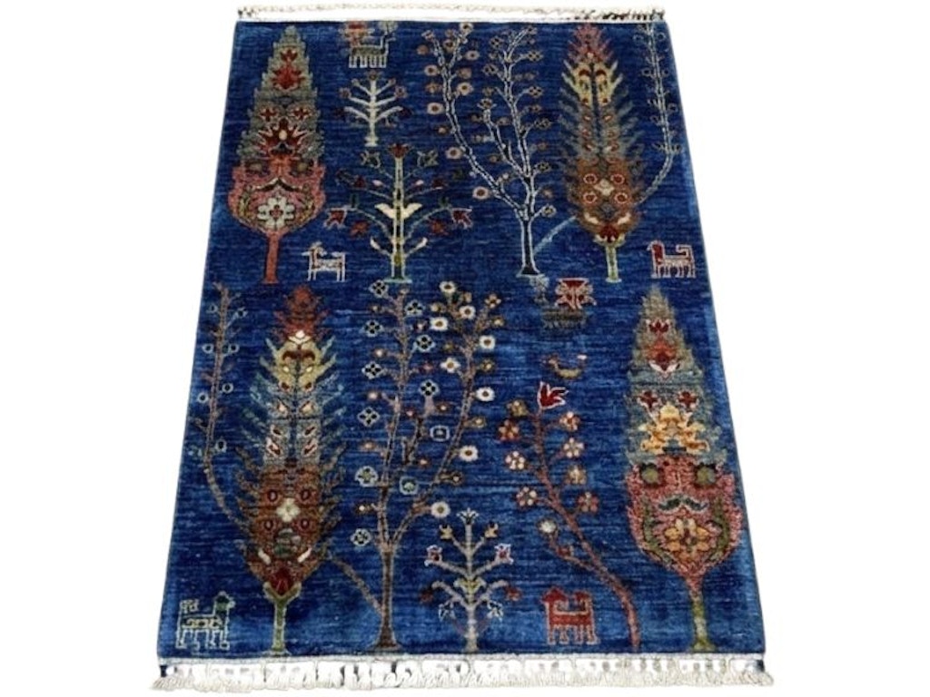 Afghan Tribal Rug-(2.6x4)