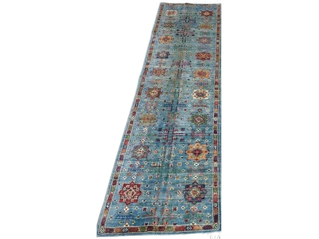 Afghan Tribal Runner- (9.6x2.9)