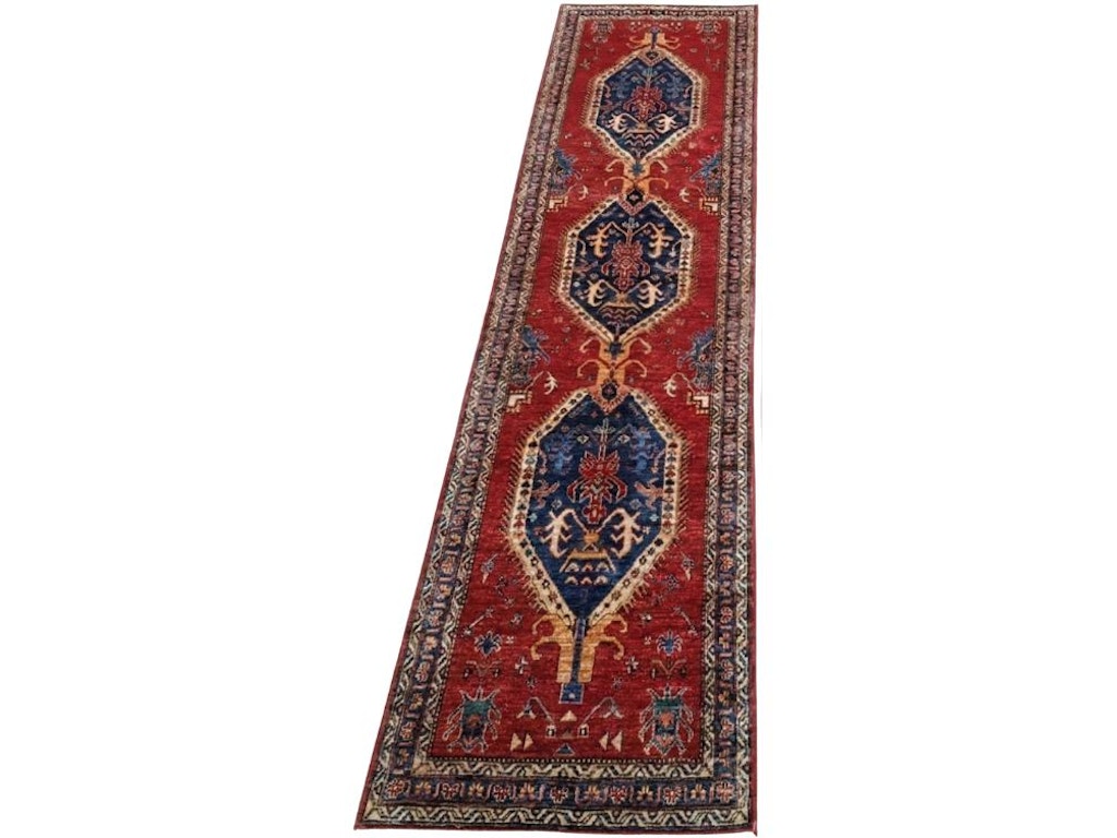Afghan Tribal Runner-(10.8x2.7)