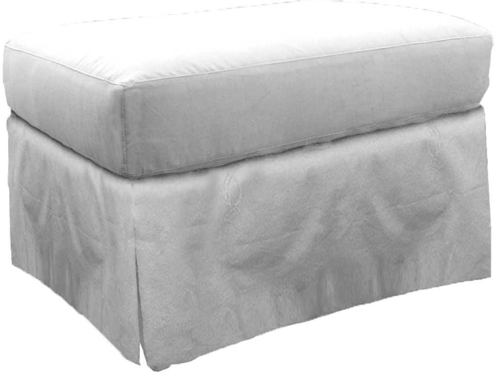 v922w-ot_reference Fisher Waterfall Skirt Ottoman - Image 1