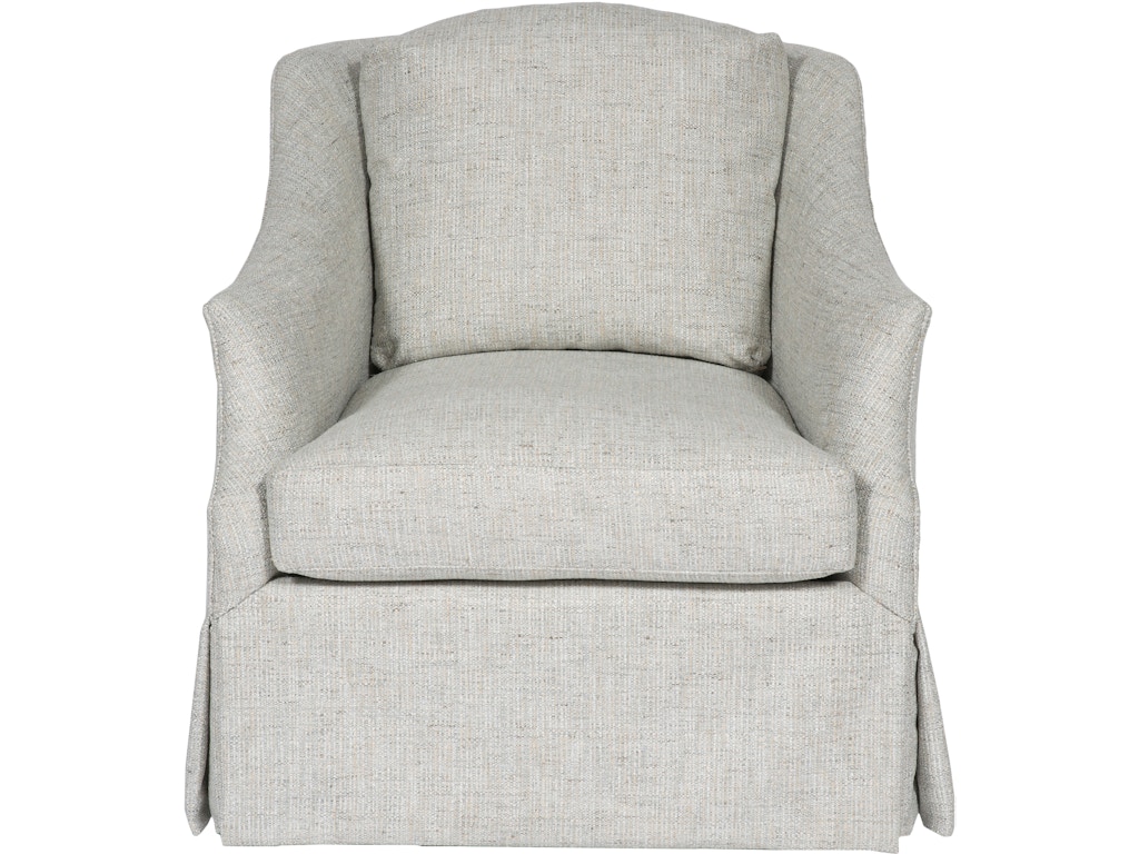 Fiora Waterfall Skirt Swivel Chair