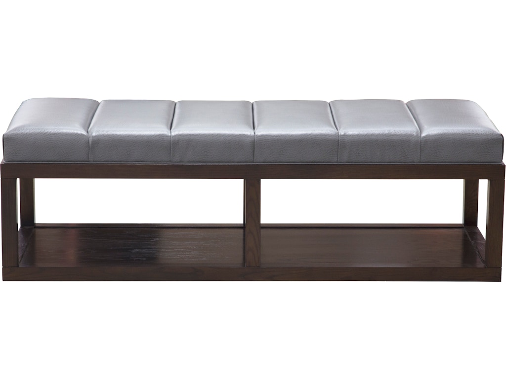 Wayland Thin Rectangular Wood Ottoman