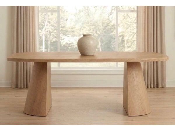 nantes natural oak table