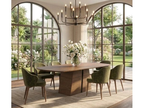 pisa walnut table