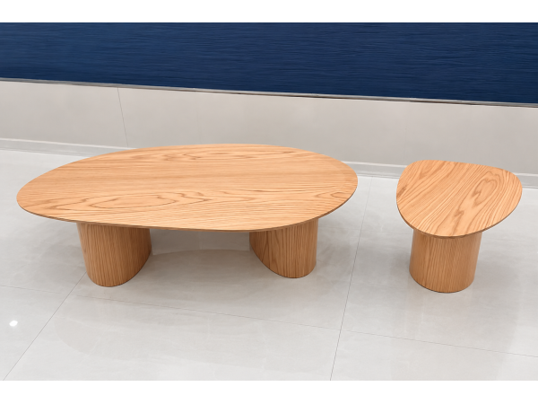 slim natural oak – coffee & side table