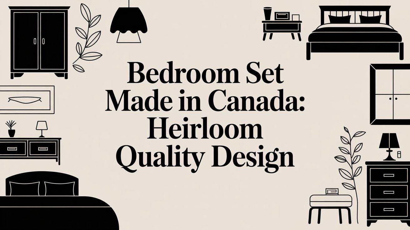 bedroom set made in canada furniture icons