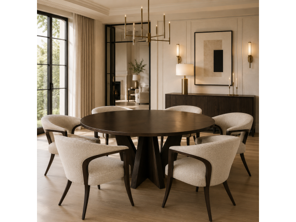 dining table and 8 chairs