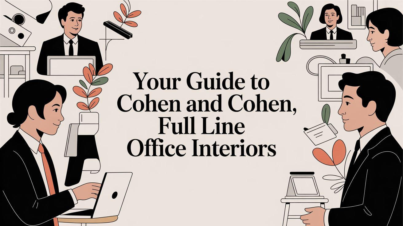 cohen and cohen full line office interiors office illustration