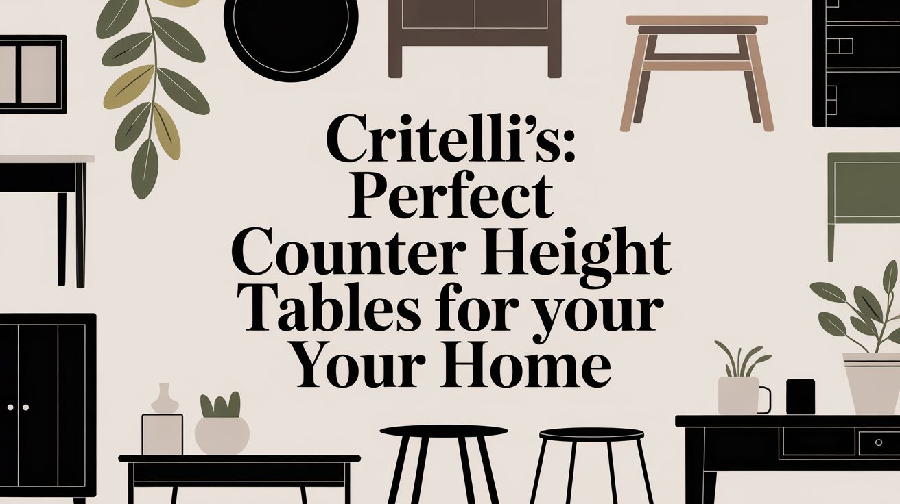 counter height tables furniture collection