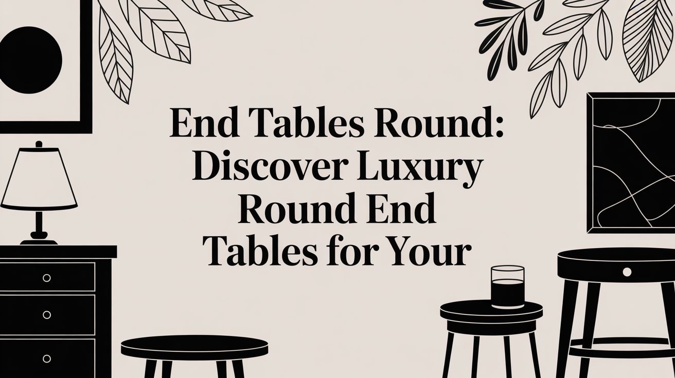 end tables round interior design