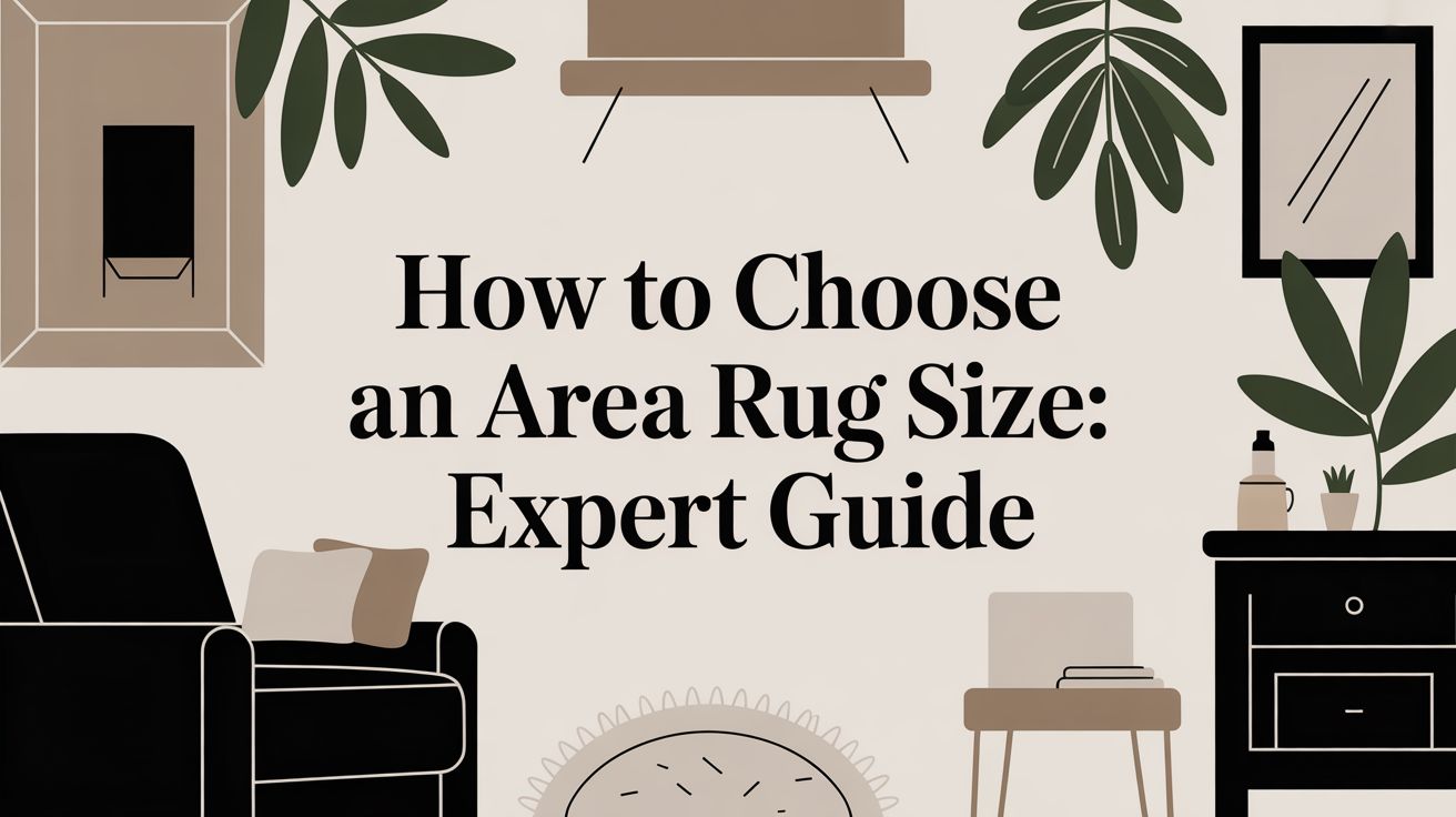 how to choose an area rug size interior design