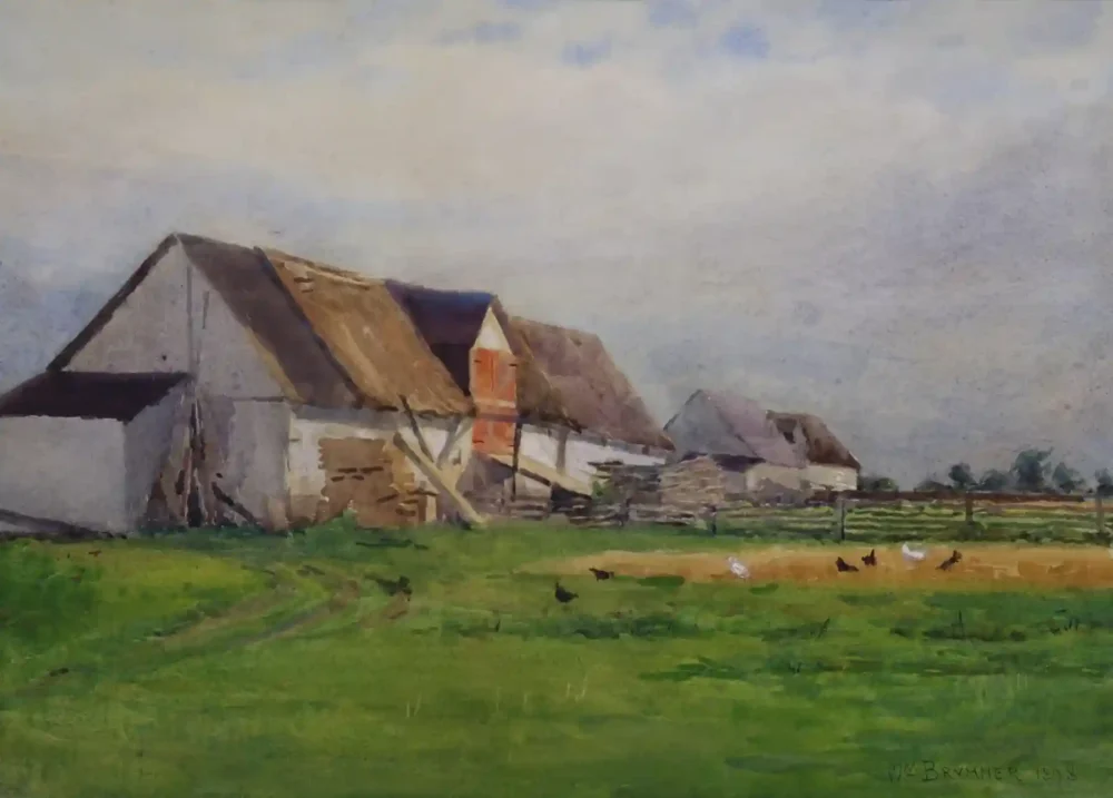 resizeplus rookleys william brymner chickens feeding on the farm 1898
