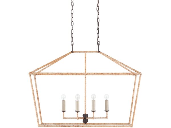 Denison Rectangular Natural Lantern - Image 5