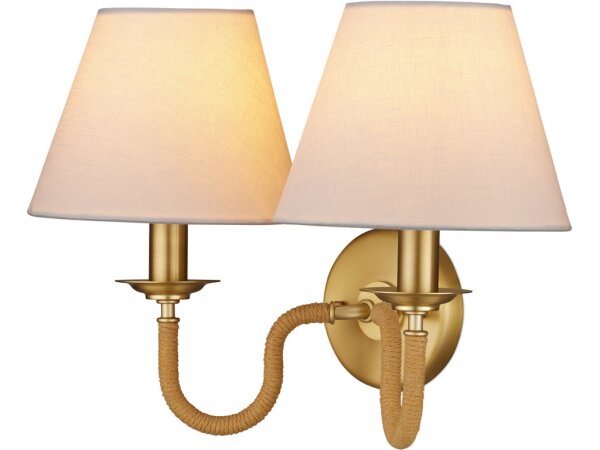 Adala Brass Wall Sconce - Image 3