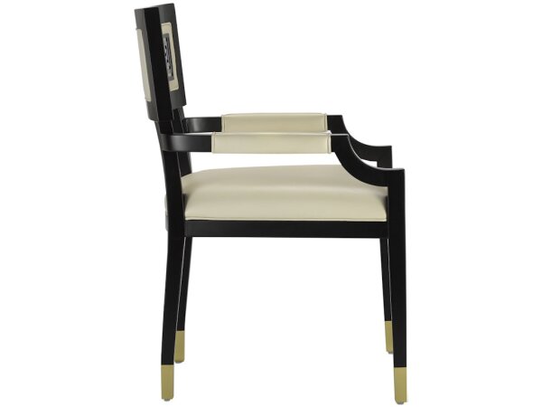 Artemis Leather Armchair, Milk - Image 4