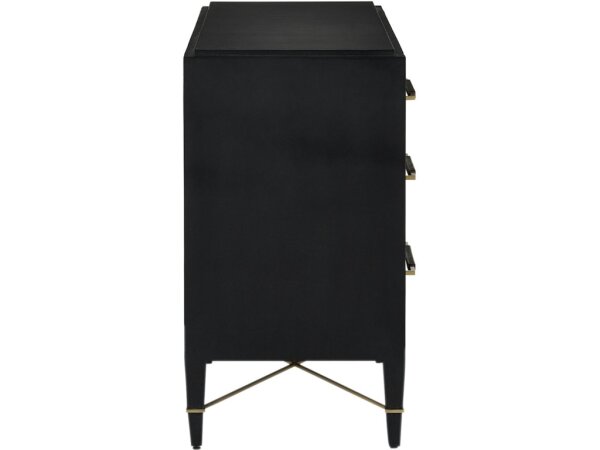 Verona Black Six-Drawer Chest - Image 4