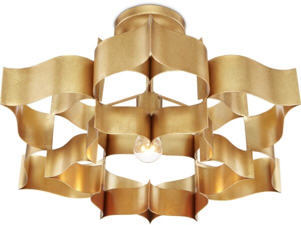 Grand Lotus Small Gold Chandelier - Image 4