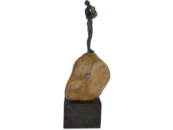 Man on Rock Medium Bronze - Image 5