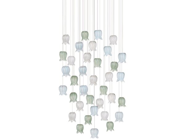 Polpo Misto 36-Light Round Multi-Drop Pendant - Image 3