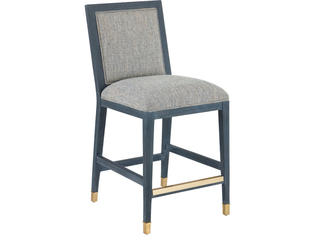 Santos Vintage Navy Counter Stool, Barrett Dusk